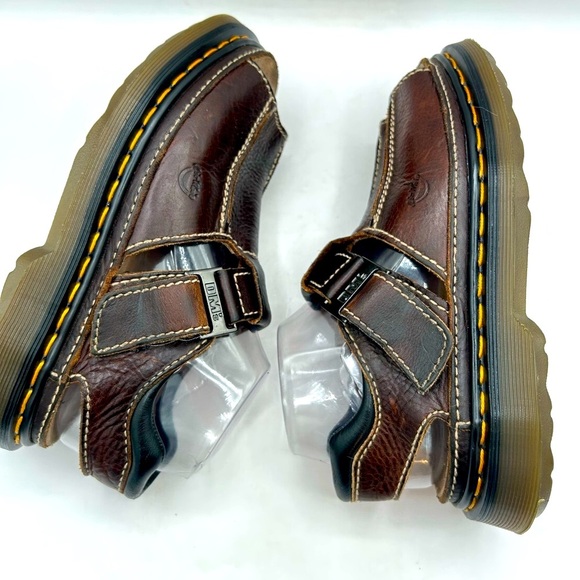 RARE Vintage Dr Martens Fisherman Sandals England
Brown Leather Chunky SZ 9 Y2K - Picture 12 of 15